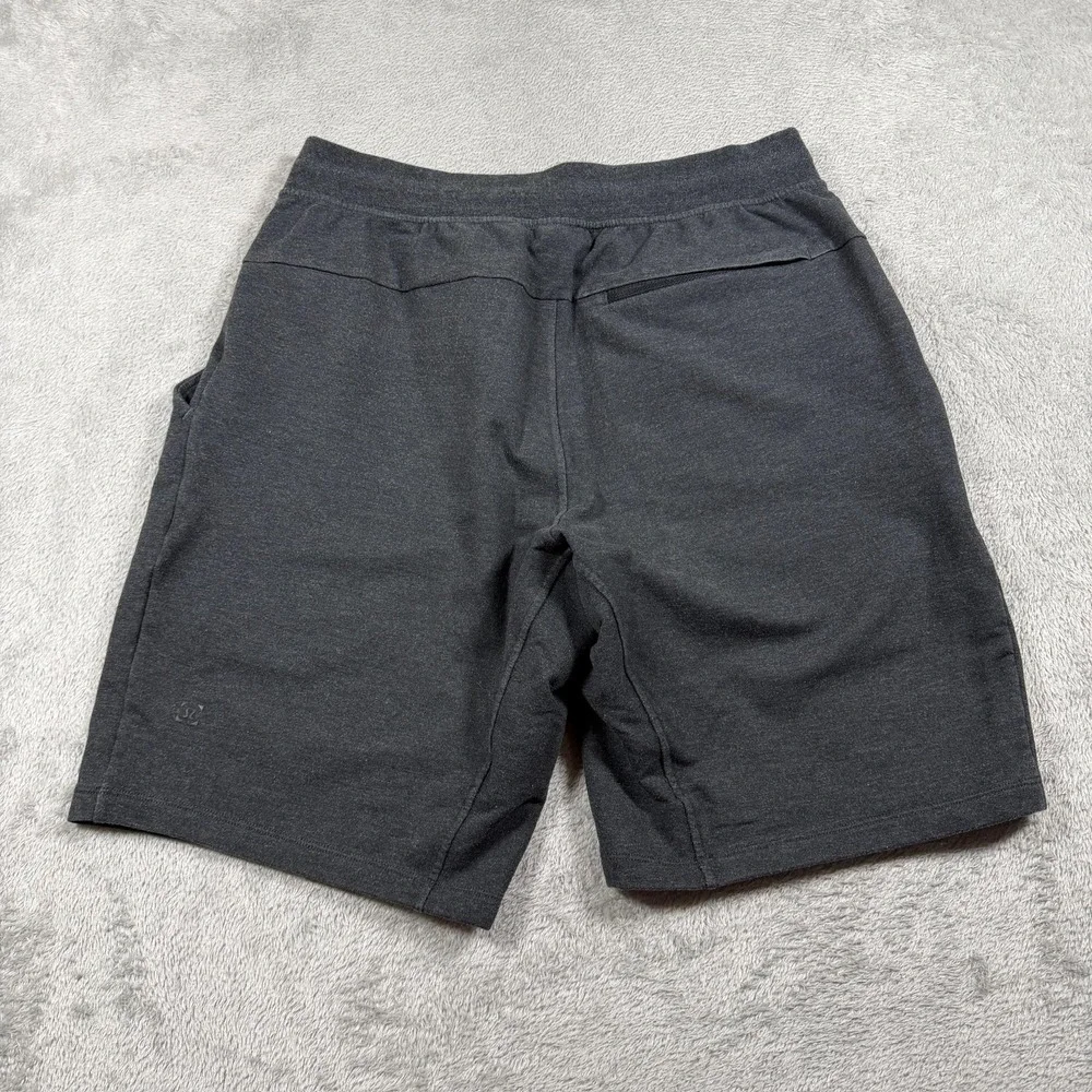 Lululemon City Sweat Short Mens Medium Heathered Black 9